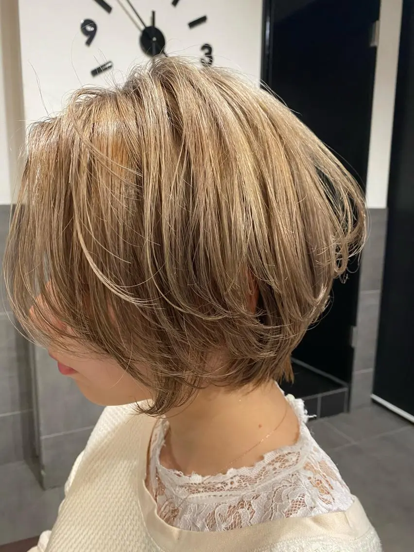 ショート カラー ⭕️メンズパーマ⭕️ 山口 裕太郎のヘアスタイル