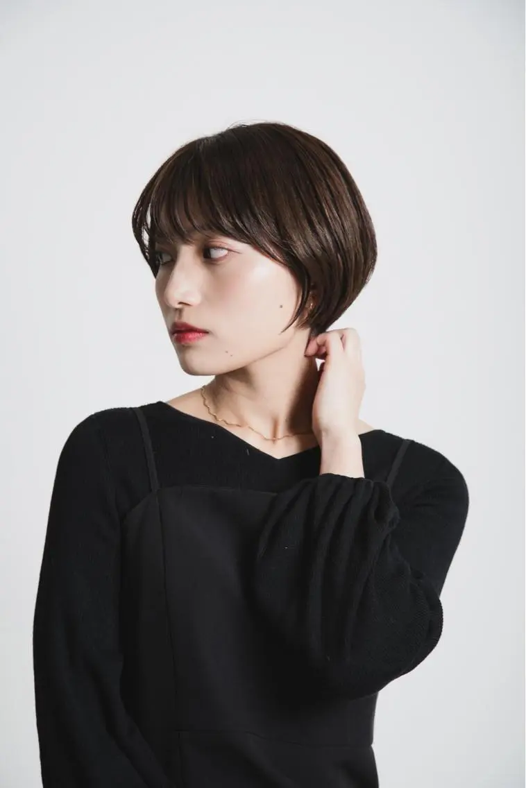 ショート カラー ショートボブ ハイライトカラー ボブ ハイライト ショートヘア カット ヘアカラー トリートメント 🌕ボブ/髪質改善 /レイヤー🌕悠人のヘアスタイル