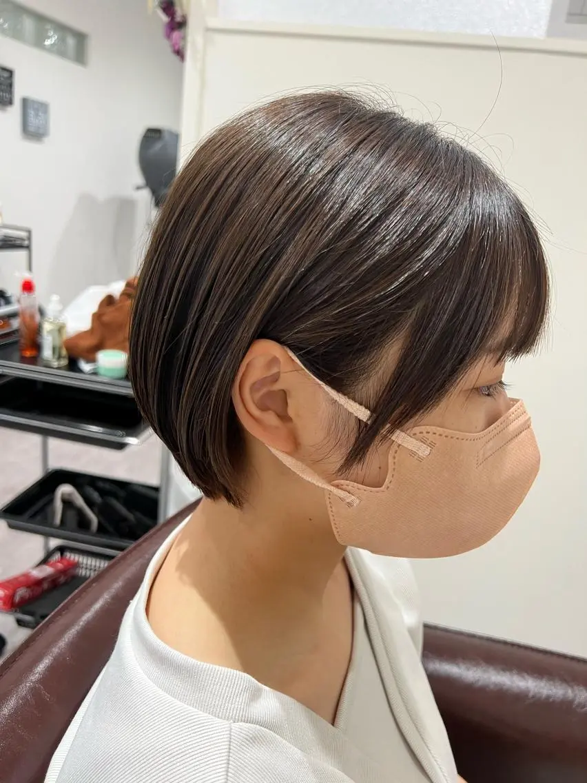 ショート カット ヘアカラー 井上 美春のヘアスタイル