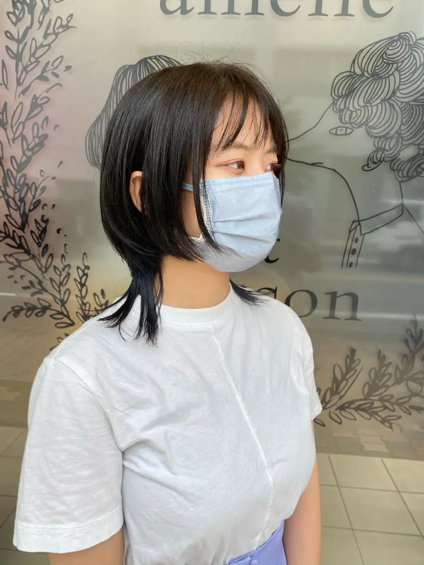 ショート ボブ ウルフカット カット ヘアカラー トリートメント さこだ しょうた 【副店長】のヘアスタイル
