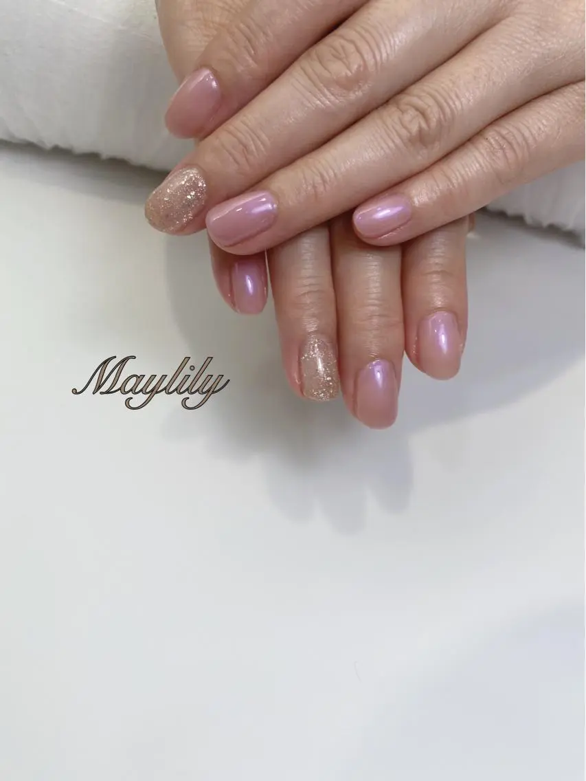 ネイル ワンカラーネイル Nail salon Maylilyのネイルデザイン