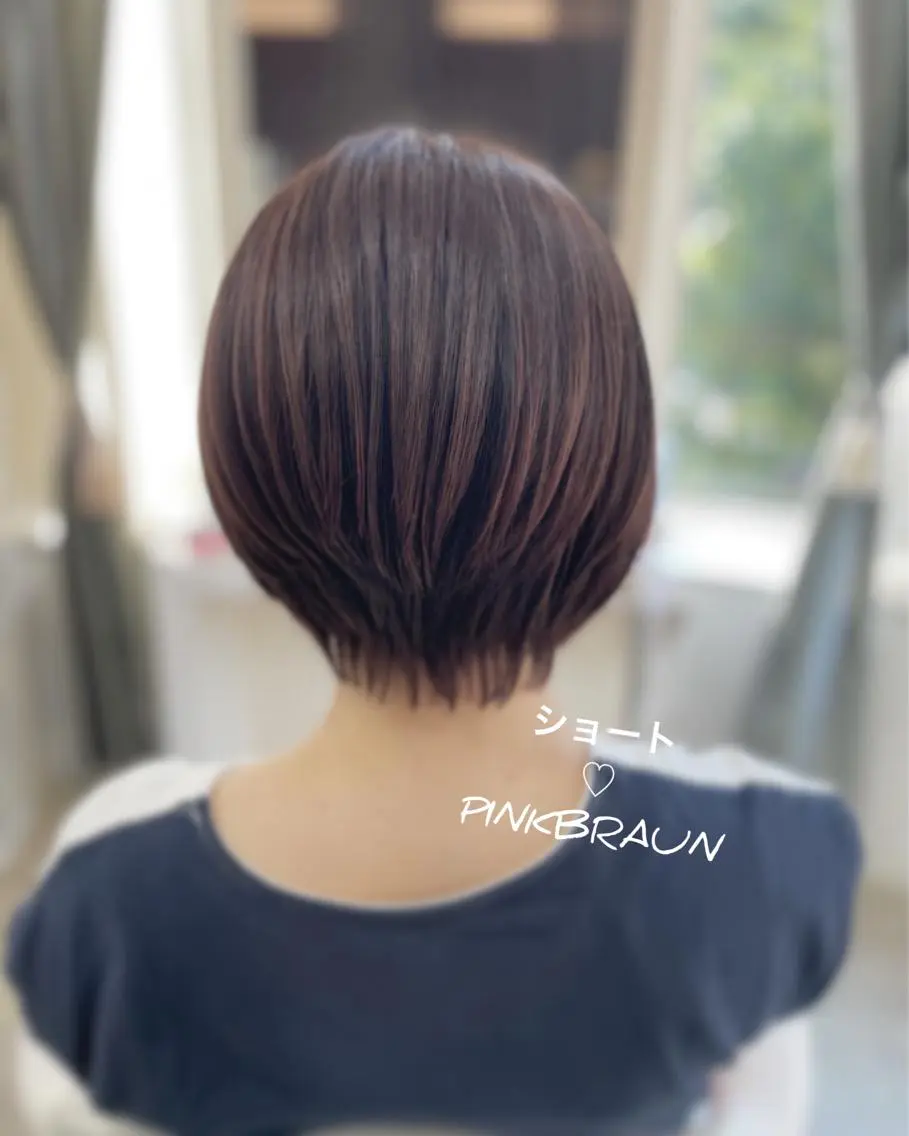 ショート 丸みショート ショートヘア いけがみ ゆかなのヘアスタイル