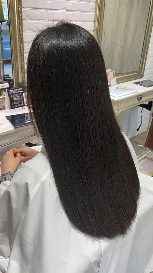 ロング パーマ 縮毛矯正 Renatus店長 金子裕美のヘアスタイル
