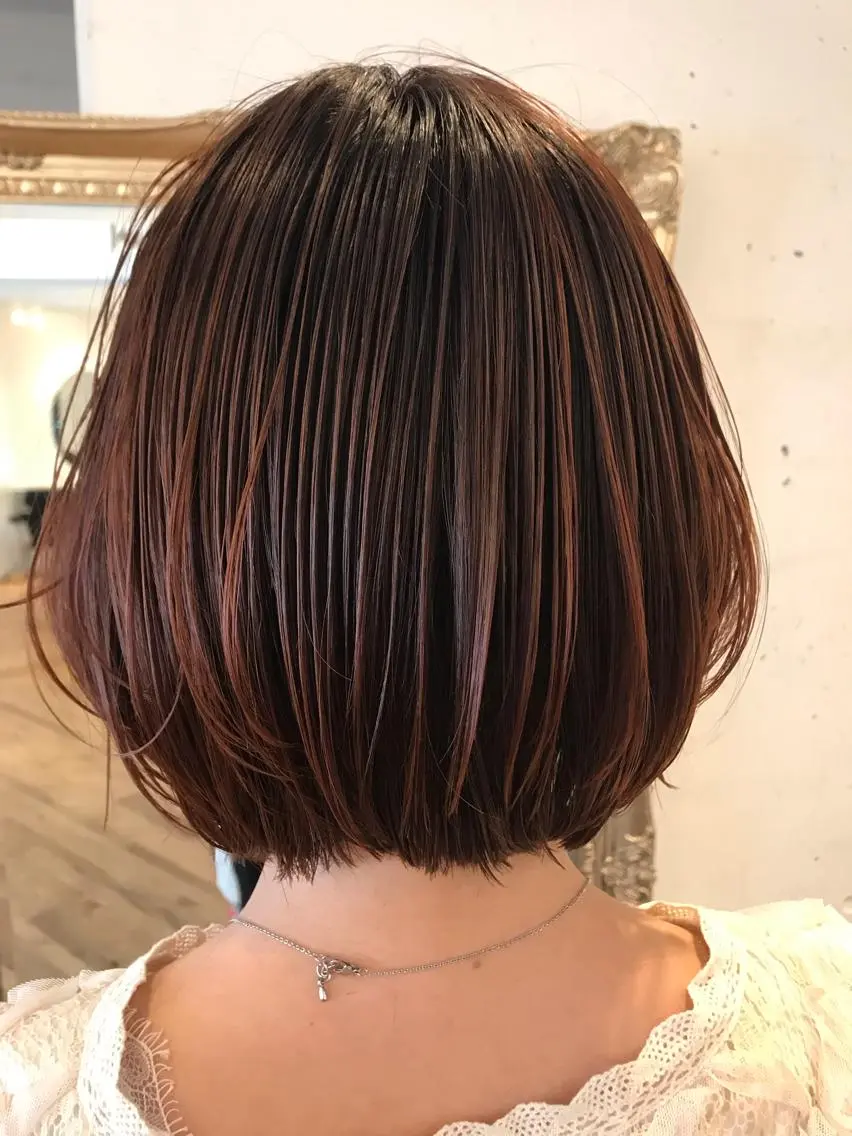 ショート カット ヘアカラー トリートメント 代官山 ボブヘアーのヘアスタイル