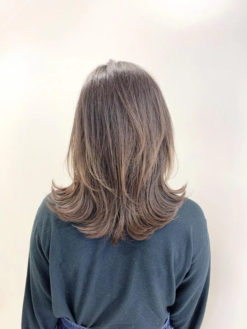 セミロング 藤田 純哉のヘアスタイル