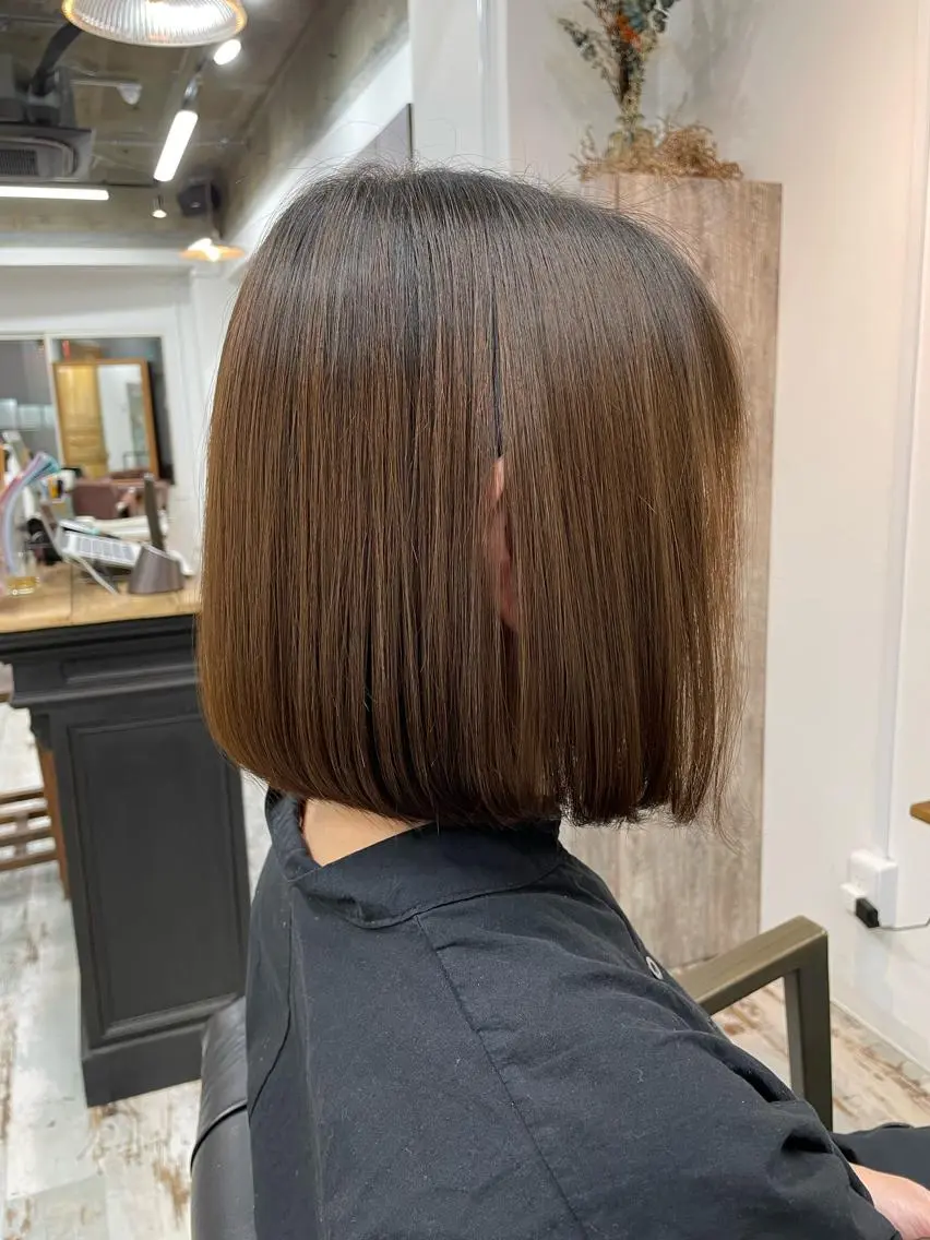 ショート 縮毛矯正 蛭田 雅之のヘアスタイル