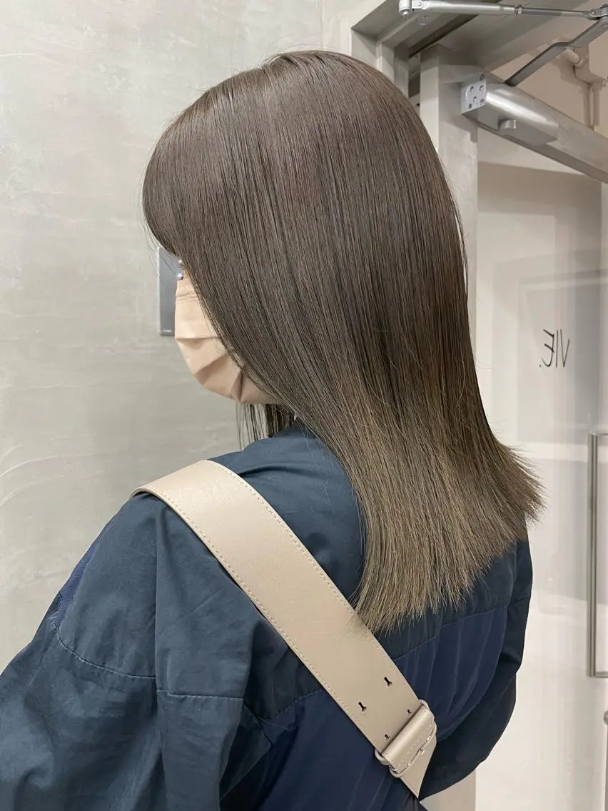 ミディアム カラー カット ヘアカラー 華 /ショート/ボブのヘアスタイル