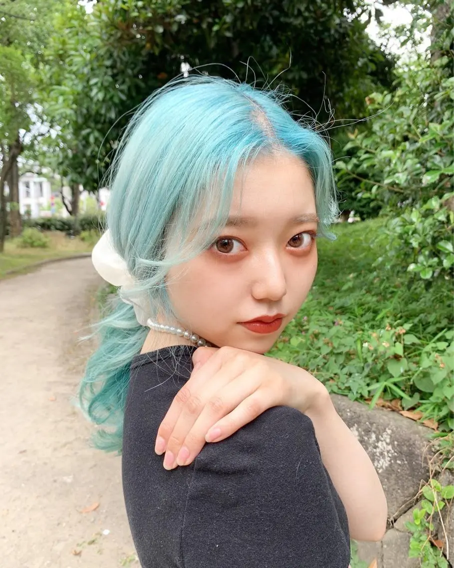 カラー ヘアカラー RIKO👼🏻💓 韓国ガーリーのヘアスタイル