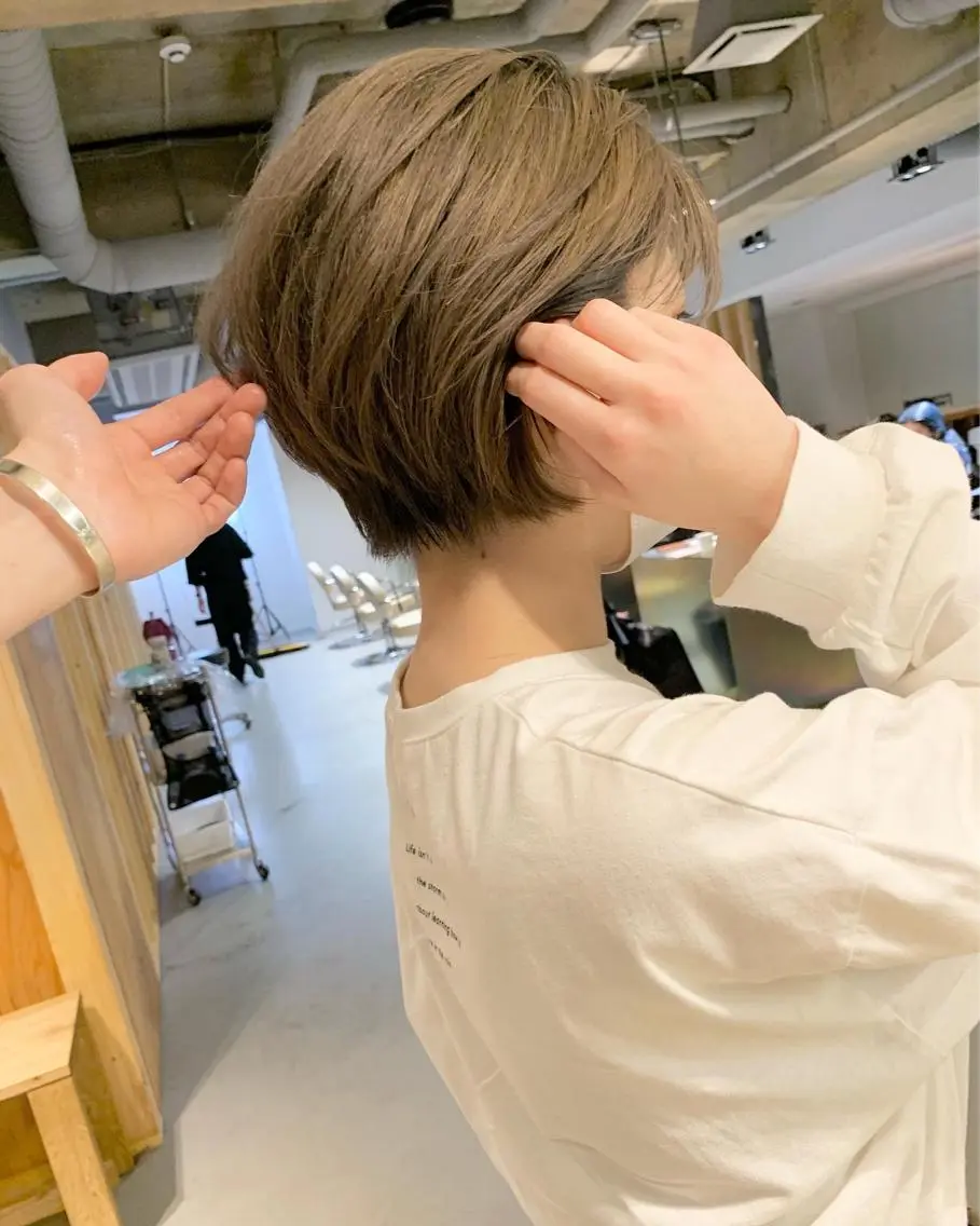 ショート カラー ショートボブ ボブ ショートヘア tension 【テンション】のヘアスタイル