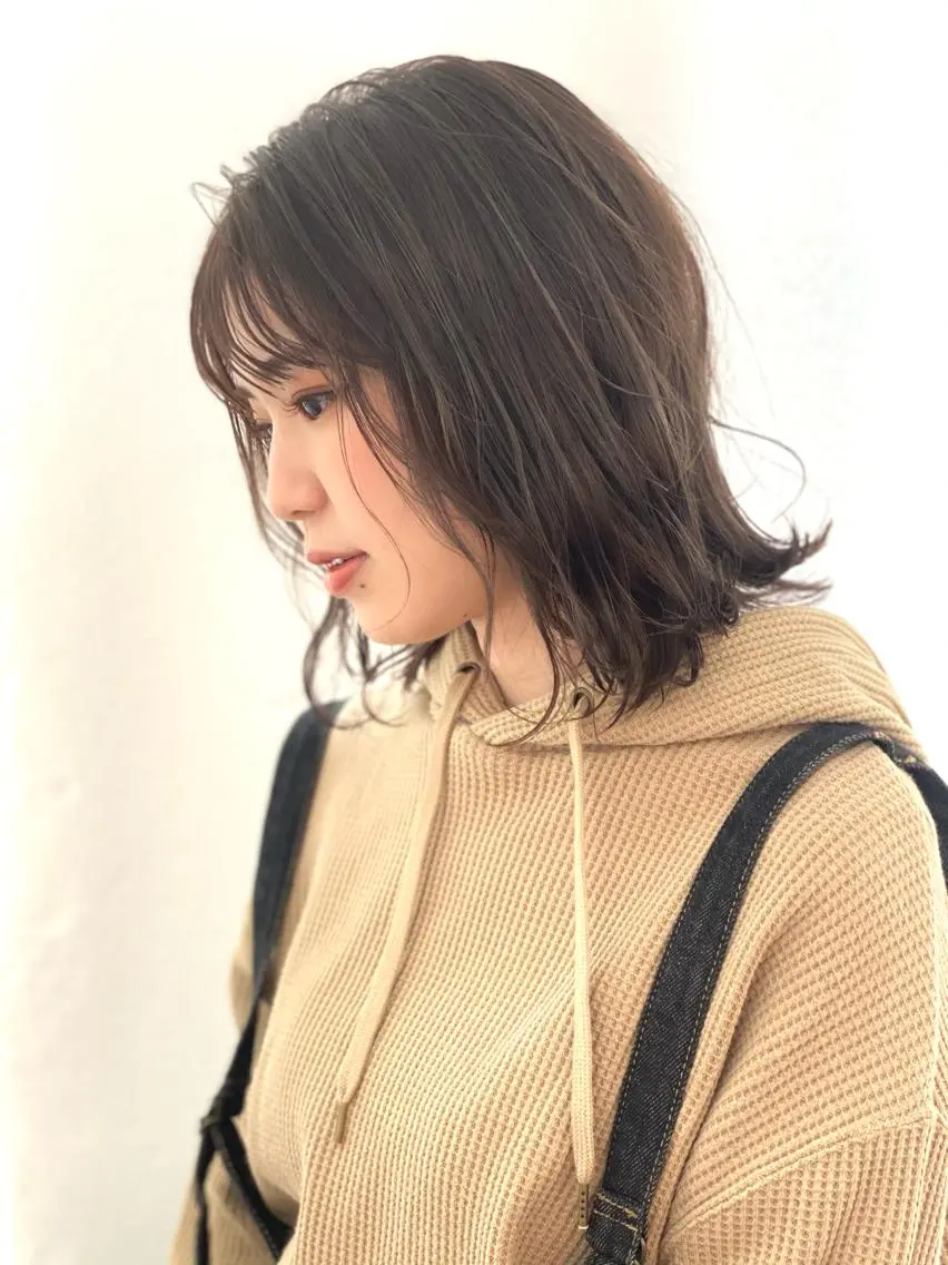 ミディアム ヘアカラー 長谷川 智也/ディレクターのヘアスタイル