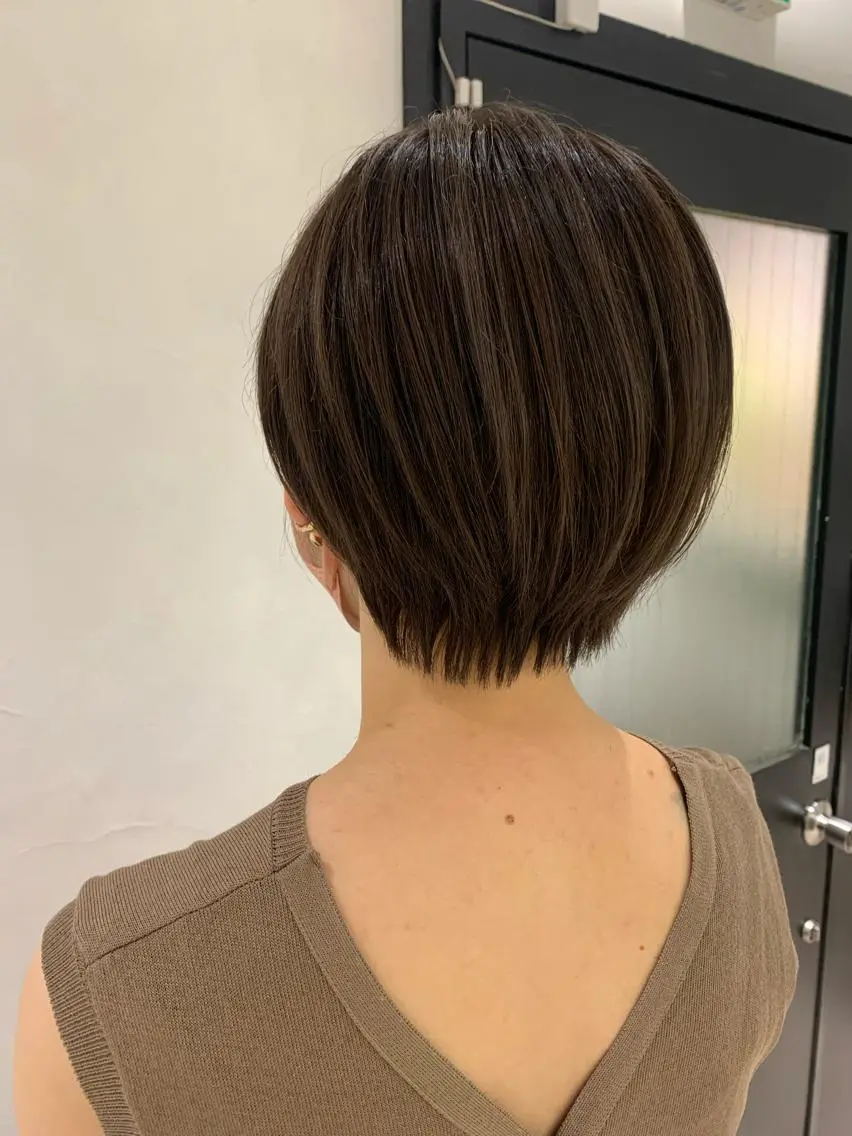 ショート カラー ハイライトカラー ハイライト 伊藤 優希のヘアスタイル