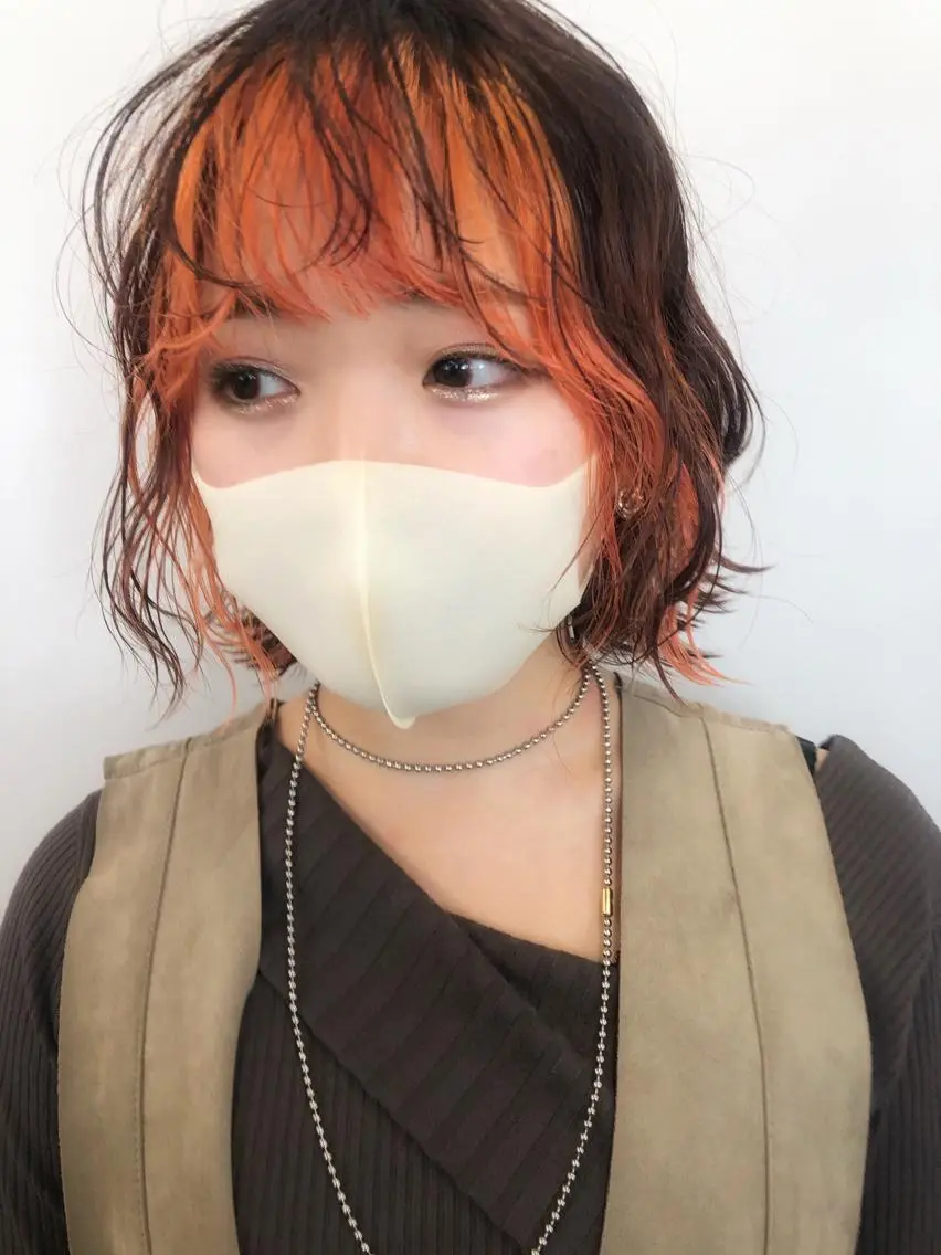 ショート ヘアカラー 関 京磨のヘアスタイル