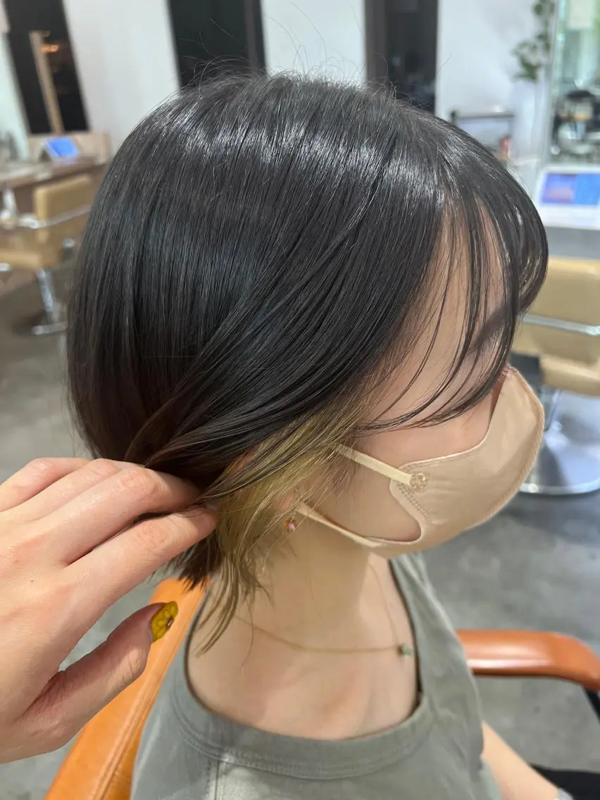 ショート カラー 🌷ショートレイヤー ヘッドスパ🌷鈴木のヘアスタイル