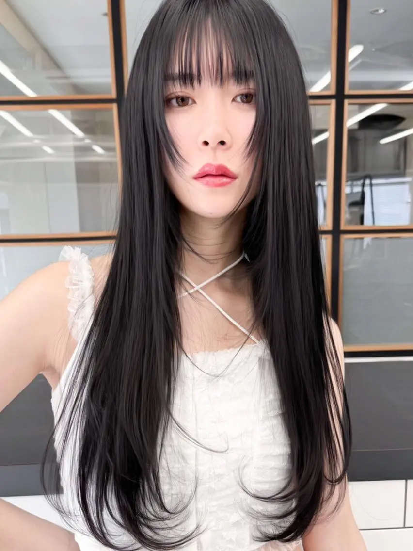 ロング カラー 渋谷トレンド×モード レイヤー★汐音のヘアスタイル