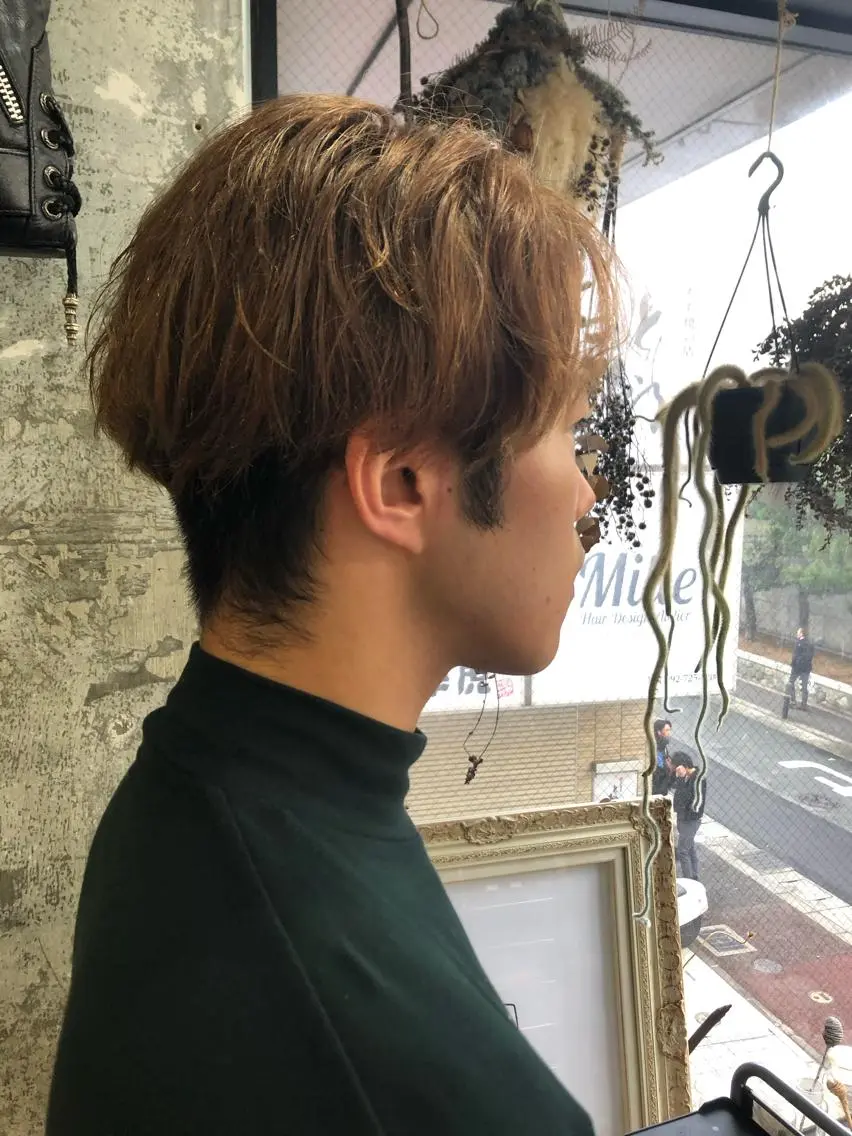 メンズ カット ヘアカラー Pia ツボイ ケイタのヘアスタイル