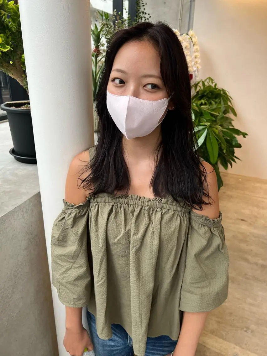 ロング カラー ロングレイヤー 黒髪 透明感カラー レイヤーカット ロング カット ヘアカラー 誰より丁寧なカット/ 小林輝/レイヤーのヘアスタイル