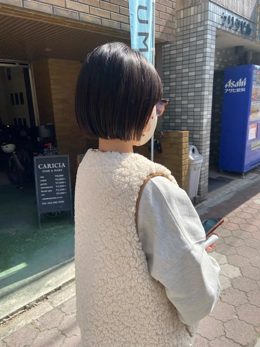 ショート ヘアアレンジ カット トリートメント 田中 あやなのヘアスタイル