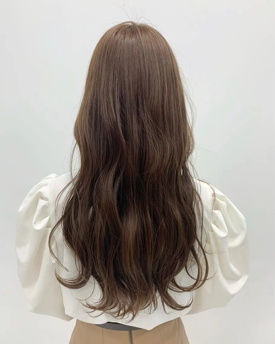 セミロング カラー ヘアアレンジ ブラウンカラー ミルクティーブラウン ヘアカラー トリートメント ボブ×柔らかいカラー 🌷misaki𓍼のヘアスタイル