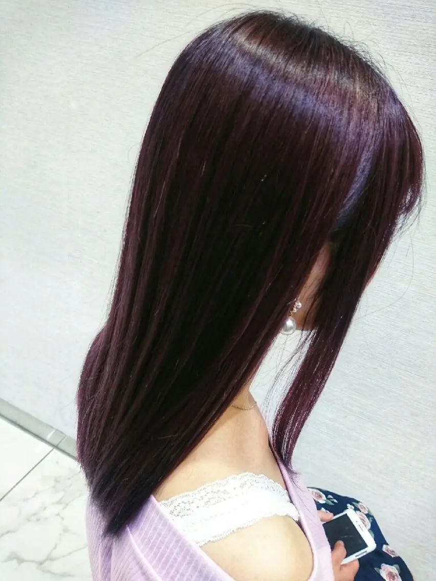 セミロング カラー ヘアカラー トリートメント REM【阿佐ヶ谷】 MEGUのヘアスタイル