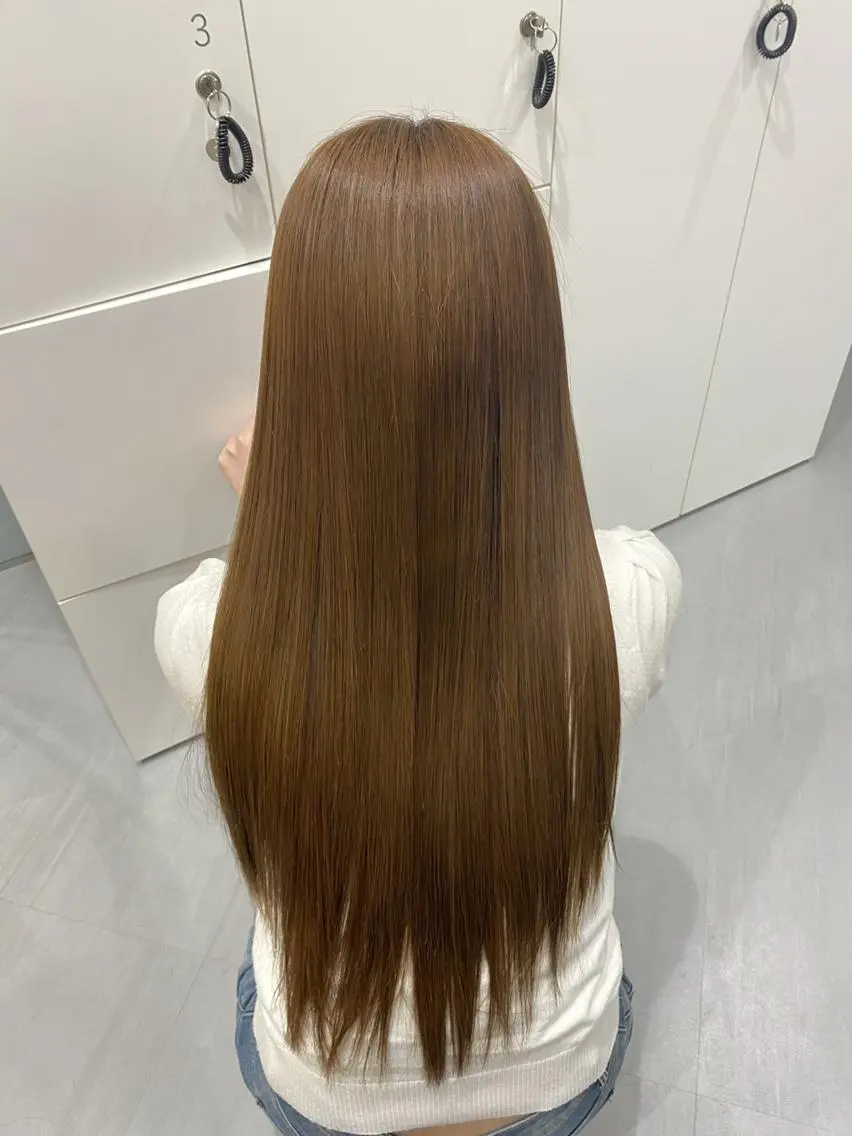 ロング 髪質改善 ️🫧透明感カラー& 髪質改善🎀いさきのヘアスタイル