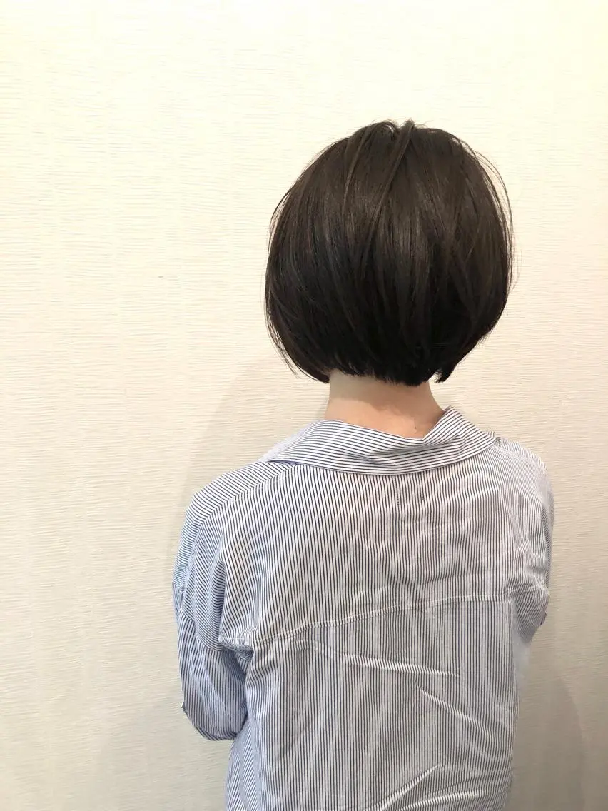 ショート カット トリートメント 平川 友希子のヘアスタイル