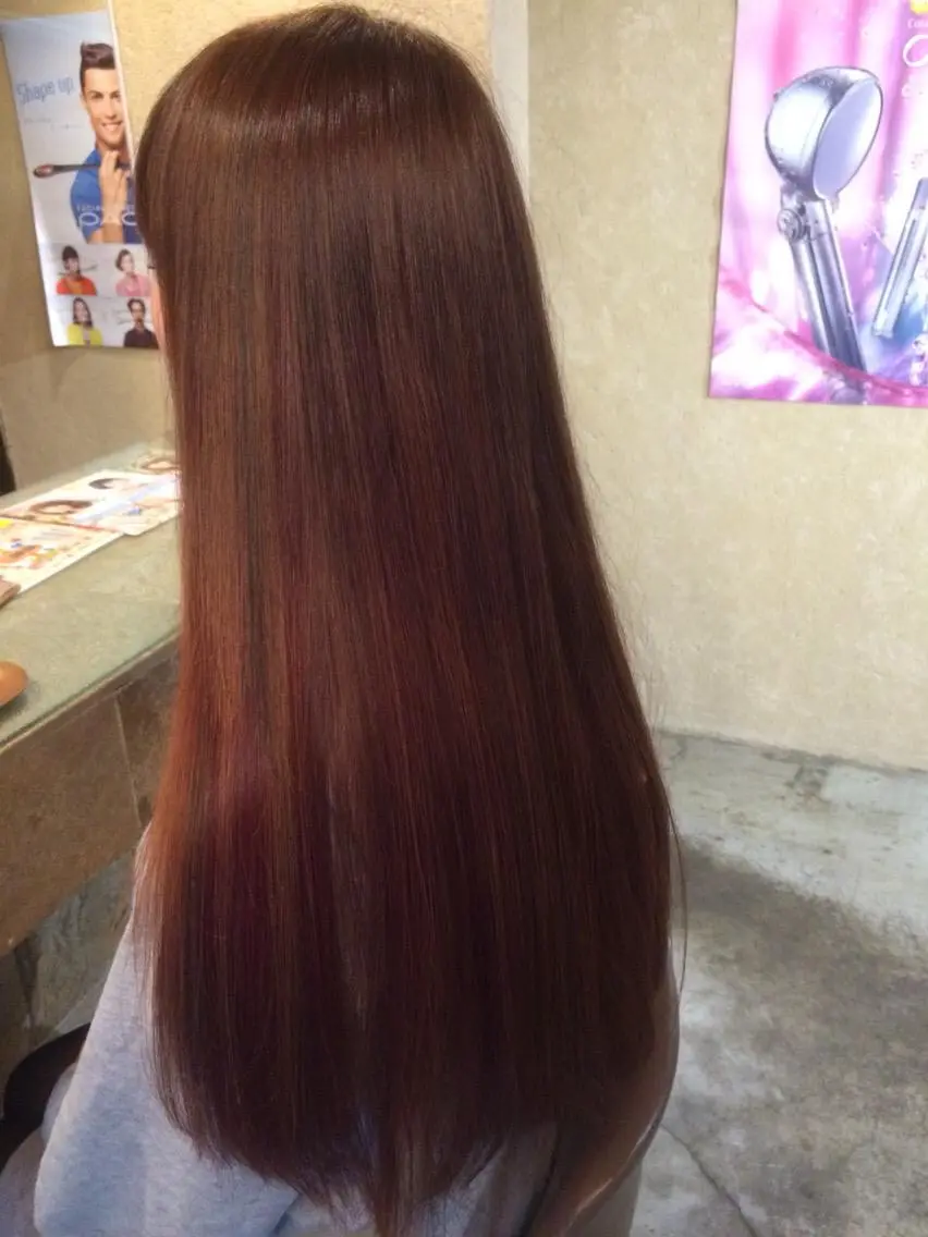 ロング ハイライト Eliss 堀江のヘアスタイル