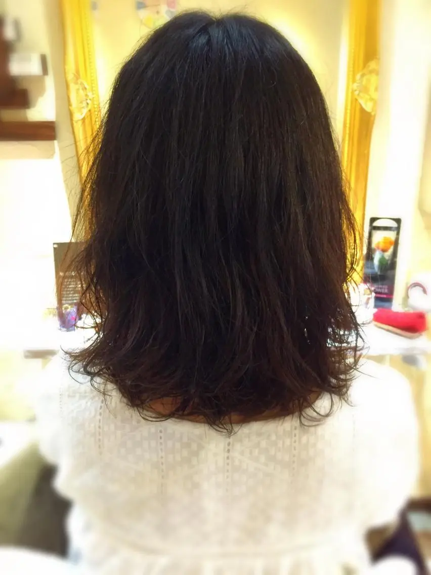 セミロング パーマ 🌈20年目突入🎉 山口のヘアスタイル