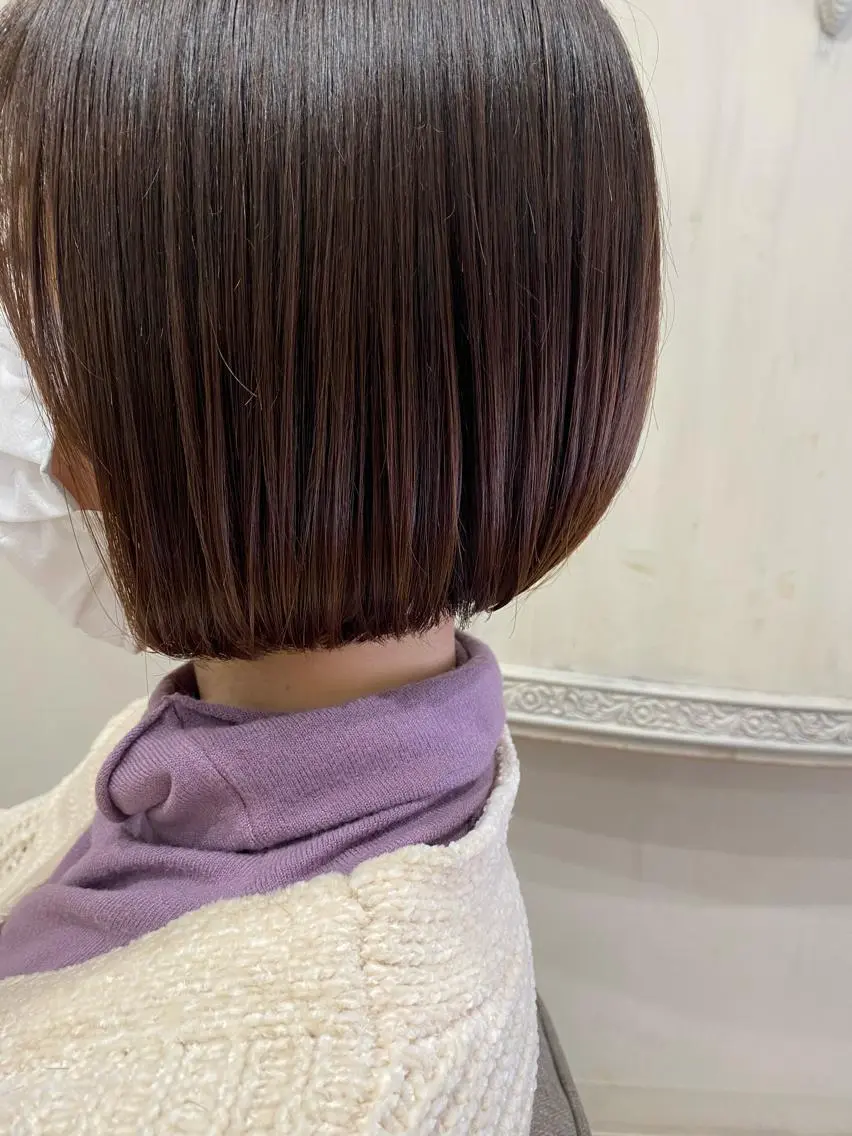 ショート ボブ 東田 恋のヘアスタイル