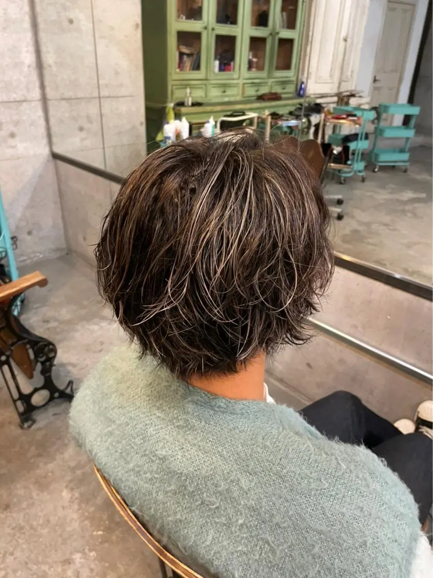ショート カラー メンズ メンズブリーチ メンズメッシュ ブリーチ メッシュ kimika🥑 メンズ/髪質改善のその他イメージ