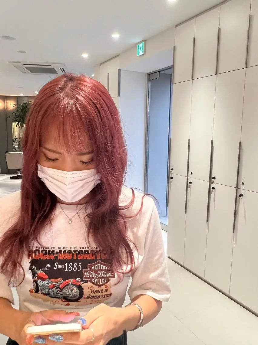ロング カラー ブリーチ ケアブリーチ 🦄Rena 🦄のヘアスタイル
