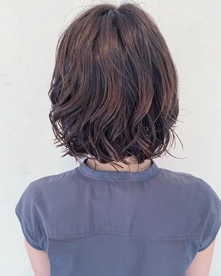 ショート カラー パーマ 伊藤 さやかのヘアスタイル