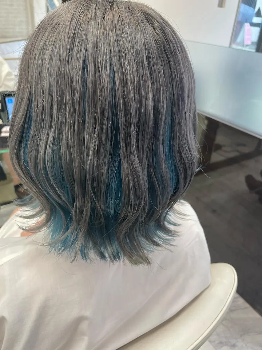 ミディアム ヘアカラー ♡Eleanor大宮 aya♡のヘアスタイル