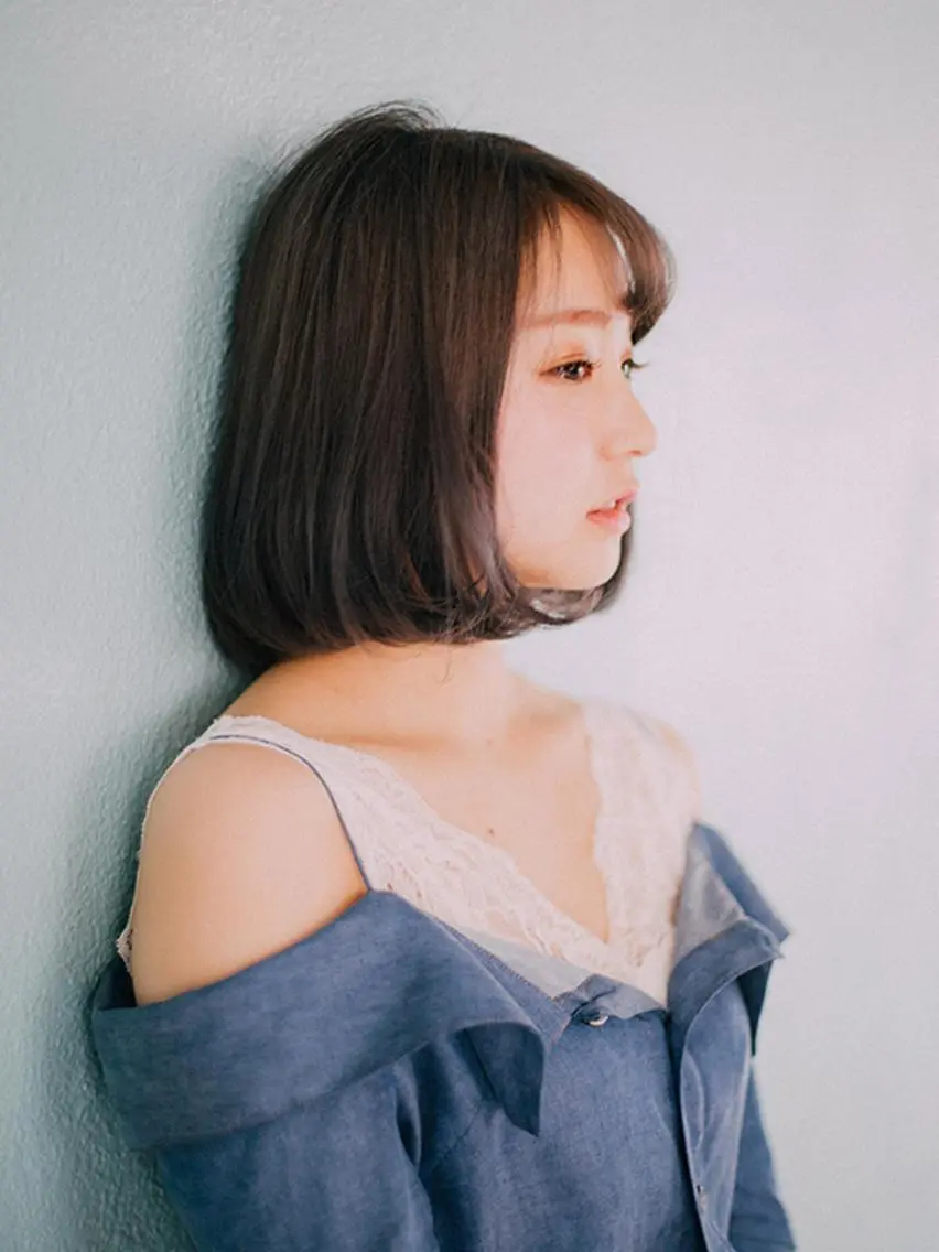 ショート パーマ ボブ ストレートパーマ 福島 浩司のヘアスタイル
