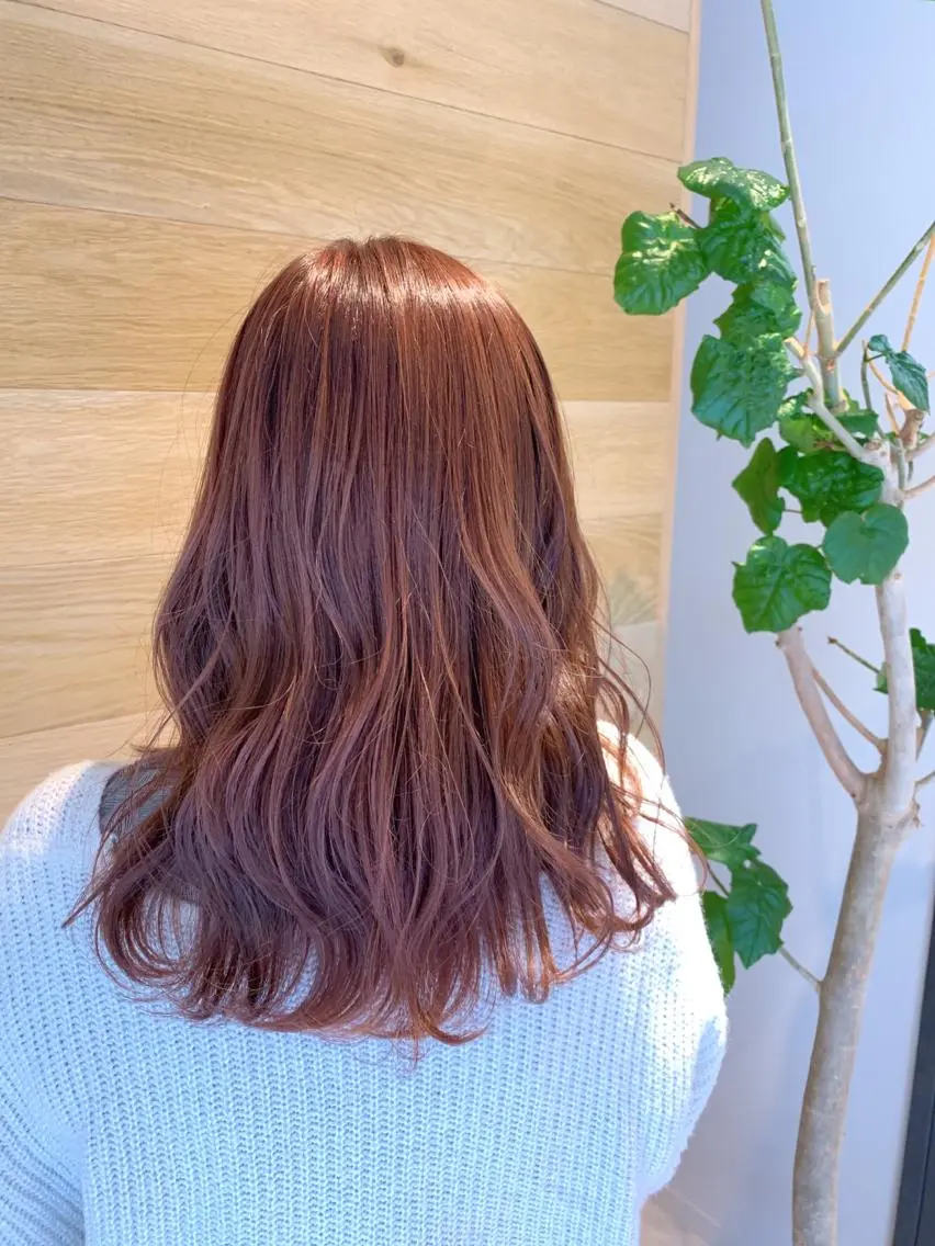 セミロング ヘアカラー トリートメント ayano ．のヘアスタイル