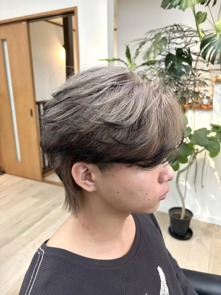 ショート カラー メンズ NOA 青木のヘアスタイル