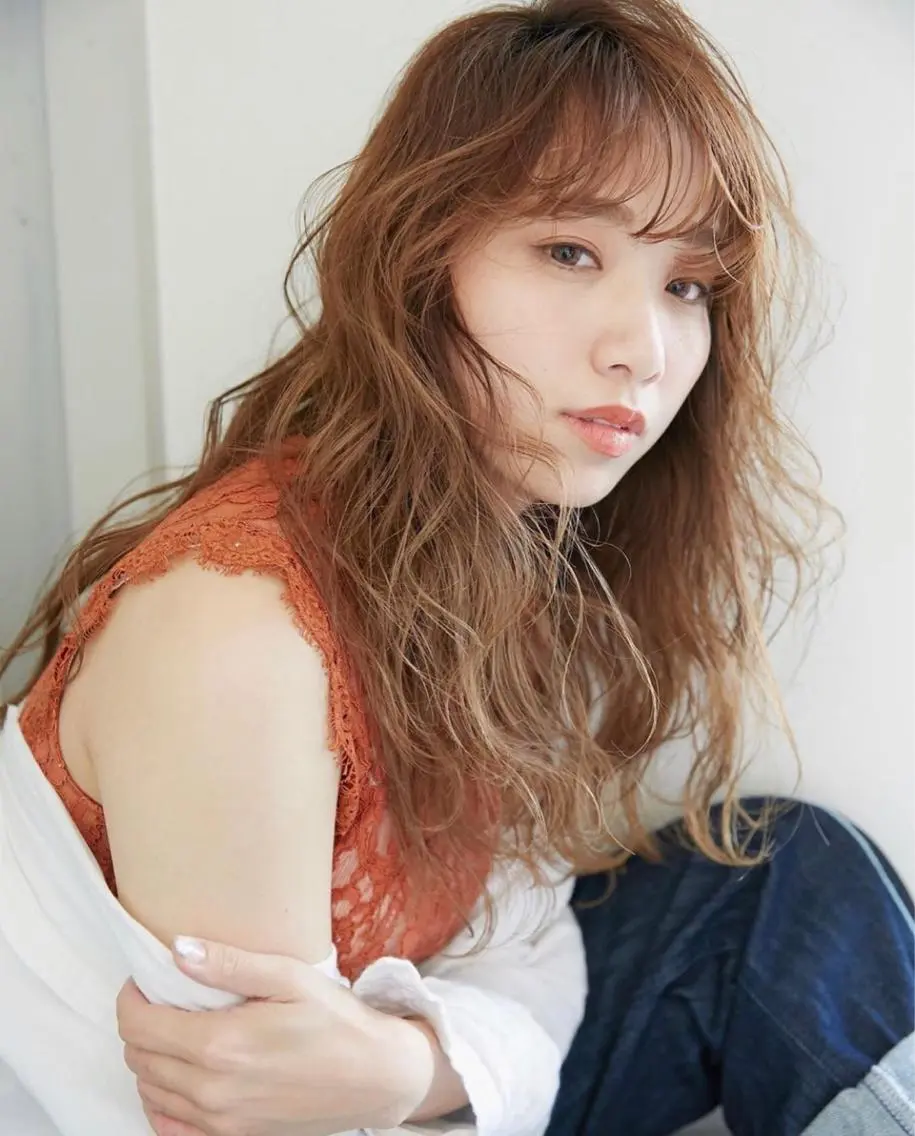ロング カラー ヘアカラー トリートメント ヘアセット レイヤー/艶髪 🇰🇷Ryotaのヘアスタイル