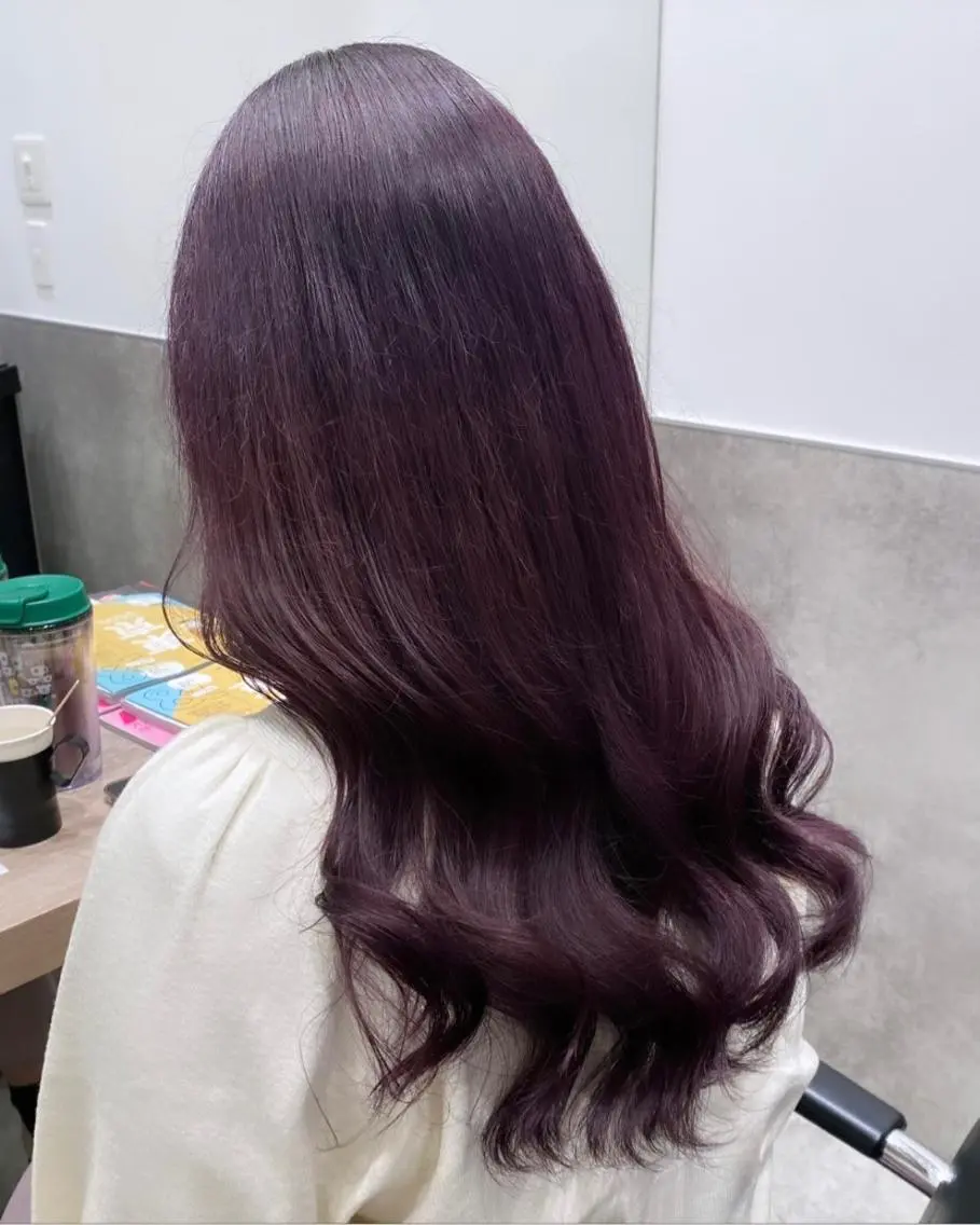 セミロング カラー 💗ガーリーヘア🎀 saki💗のヘアスタイル