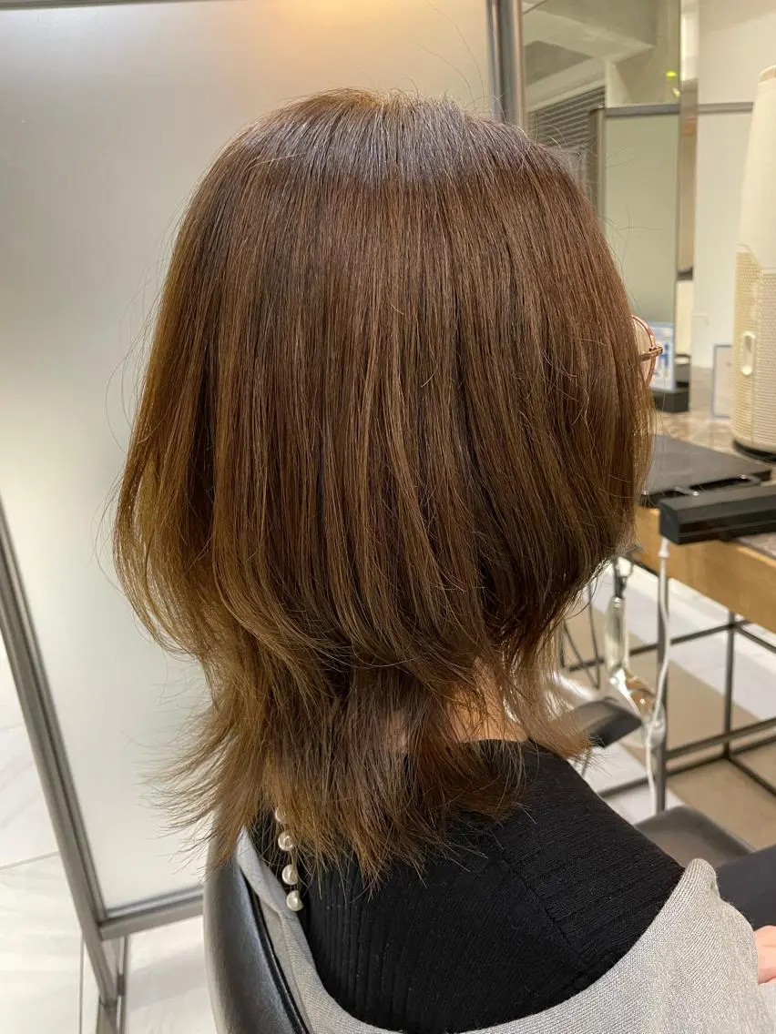 ミディアム カラー カット ヘアカラー トリートメント 🦕小林 大地🦕のヘアスタイル