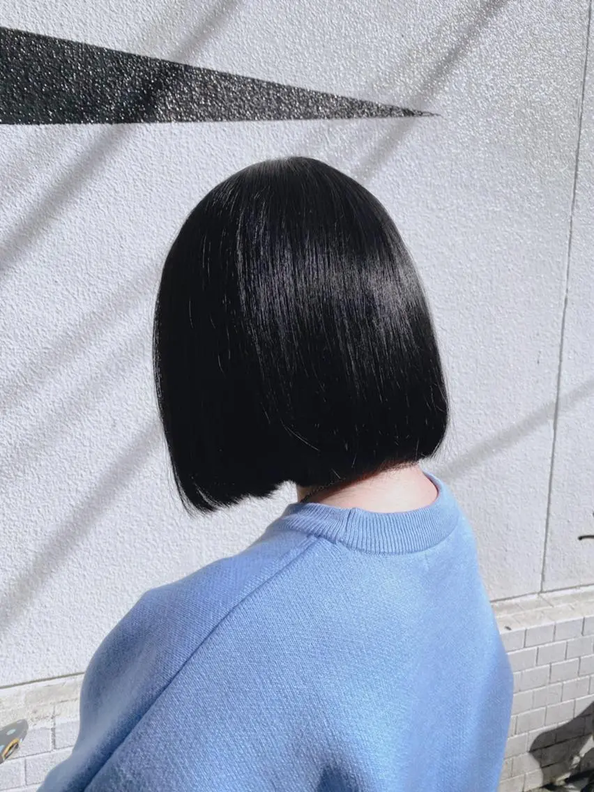 ショート ヘアカラー GLOSS 心斎橋 山上のヘアスタイル