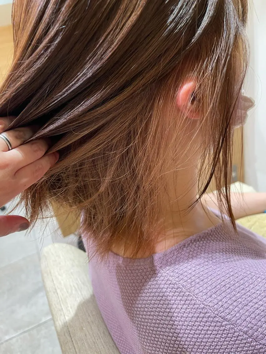 ミディアム ヘアカラー 🫧髪質改善特化🫧 🍒青山佳代🍒のヘアスタイル