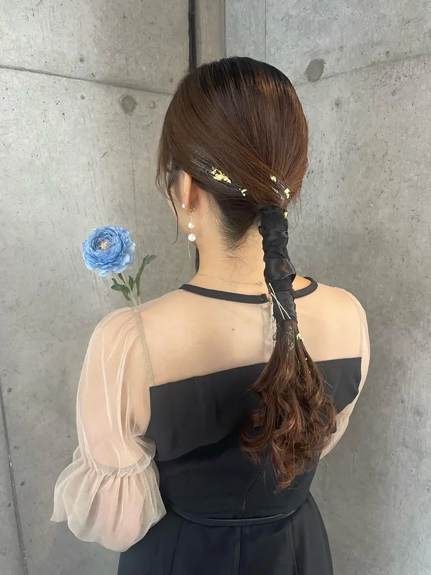 ヘアアレンジ ヘアセット 美髪× ヘアセット✨Araiのヘアスタイル