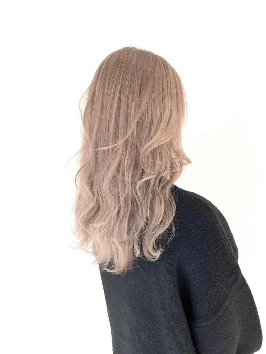 ロング カラー ピンクカラー ヘアカラー トリートメント ヘッドスパ Akua【代表】 Kazumaのヘアスタイル
