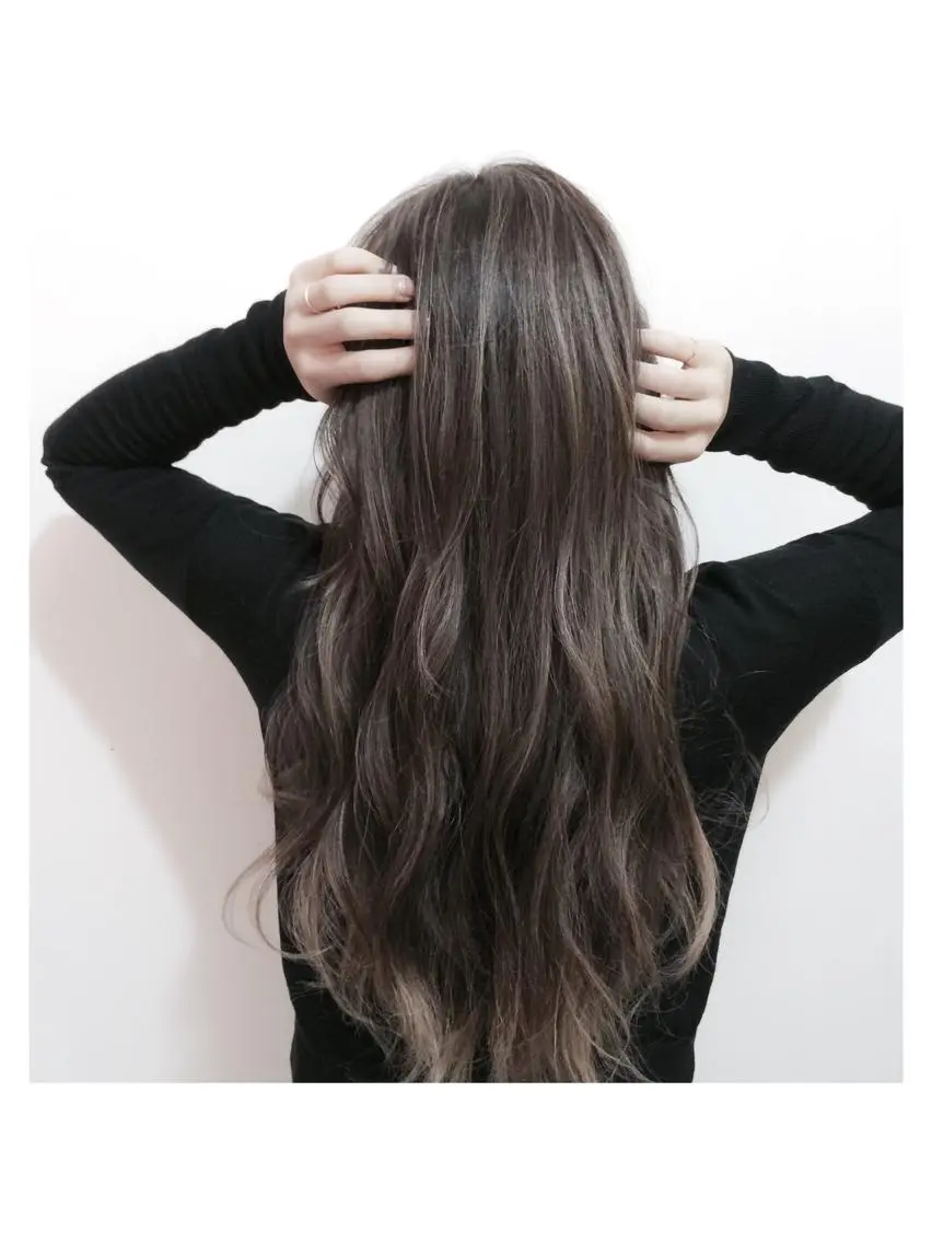 セミロング カラー LAGOM hair 《池袋》のヘアスタイル