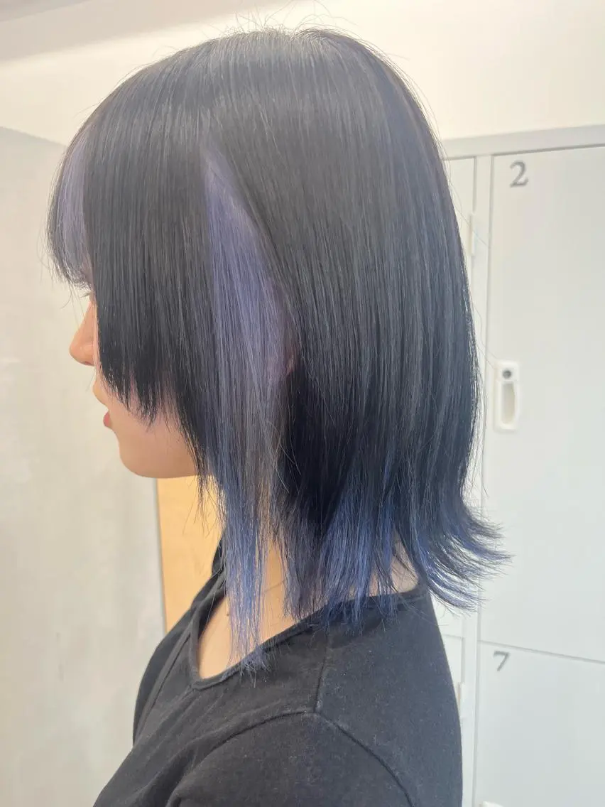 ミディアム カラー カット ヘアカラー トリートメント ヘアセット 🎀透明感 カラー🎀ミズキのヘアスタイル