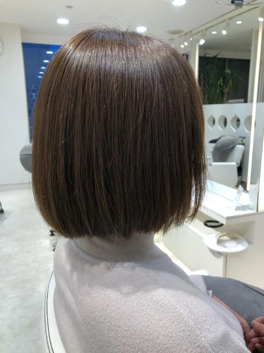 ミディアム カラー ボブ レイヤー×髪質改善✨ 渋谷/佐藤侑哉のヘアスタイル