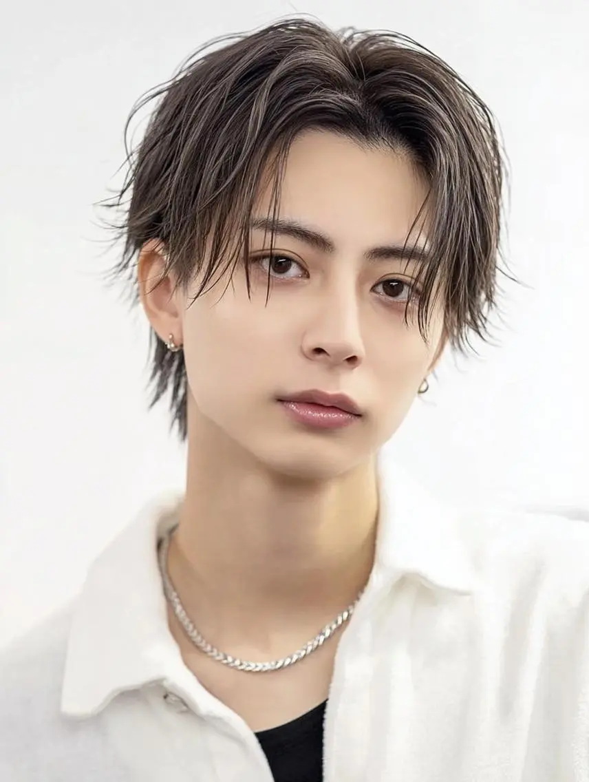 メンズ カット パーマ 祖慶 歩のヘアスタイル
