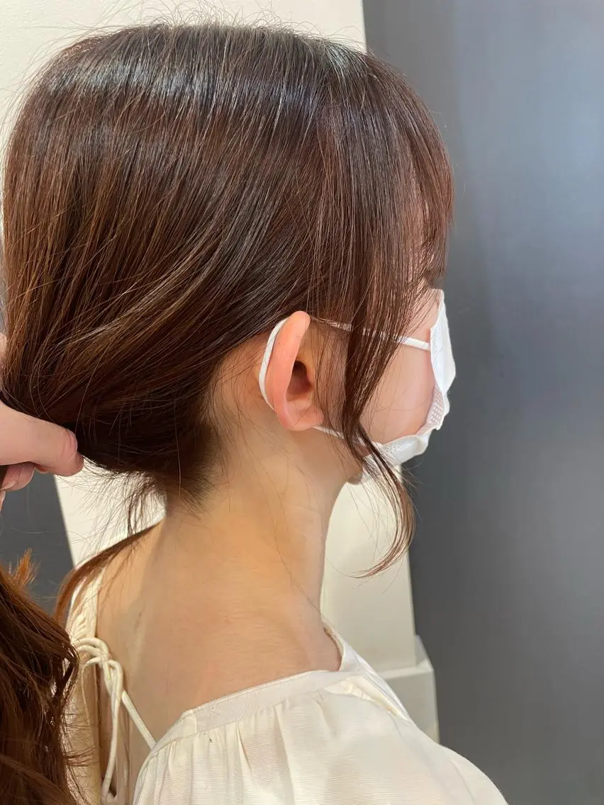 セミロング ヘアアレンジ カット リリー /Men's/パーマのヘアスタイル