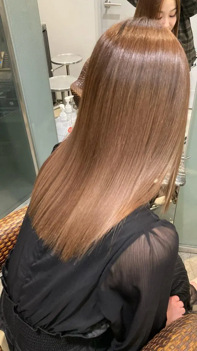 セミロング トリートメント 縮毛矯正の達人呉 大和のヘアスタイル