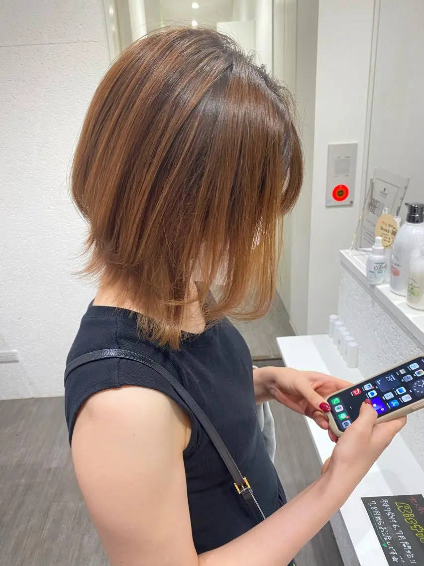 ショート ヘアカラー トップスタイリスト/ アユミのヘアスタイル