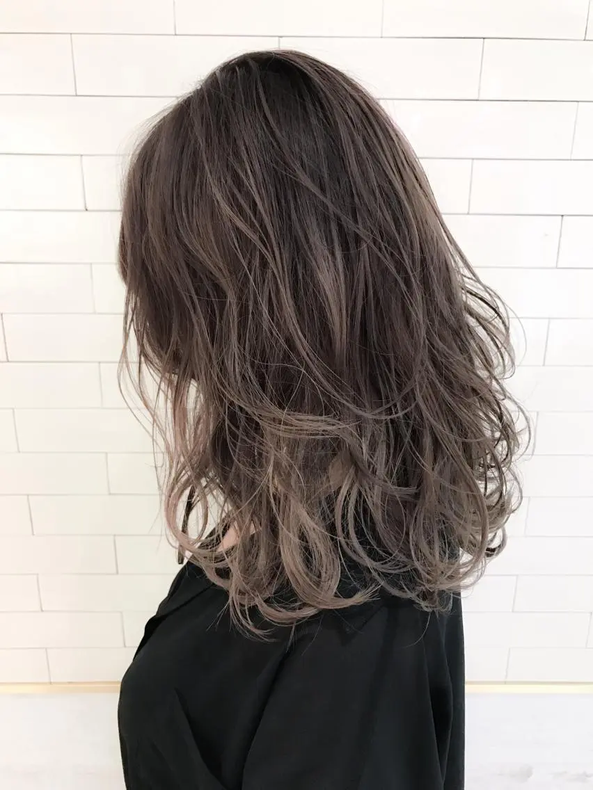 ミディアム カラー パープルカラー 🧡ショートの達人 🧡SHOのヘアスタイル